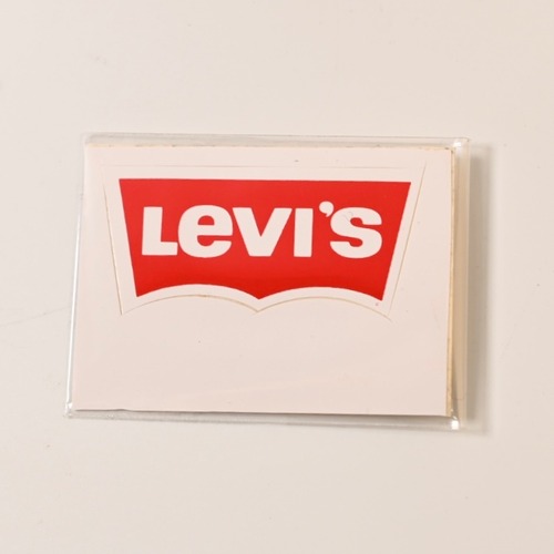 Vintage 80s Levi Strauss Advertising Bat wing Sticker NOS