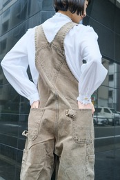 1990s "Carhartt" Double Knee Duck Overalls - Made in USA (Size: 34x30)（90s USA製 カーハート ダブルニー ダックオーバーオール / ゴールデンサイズ）