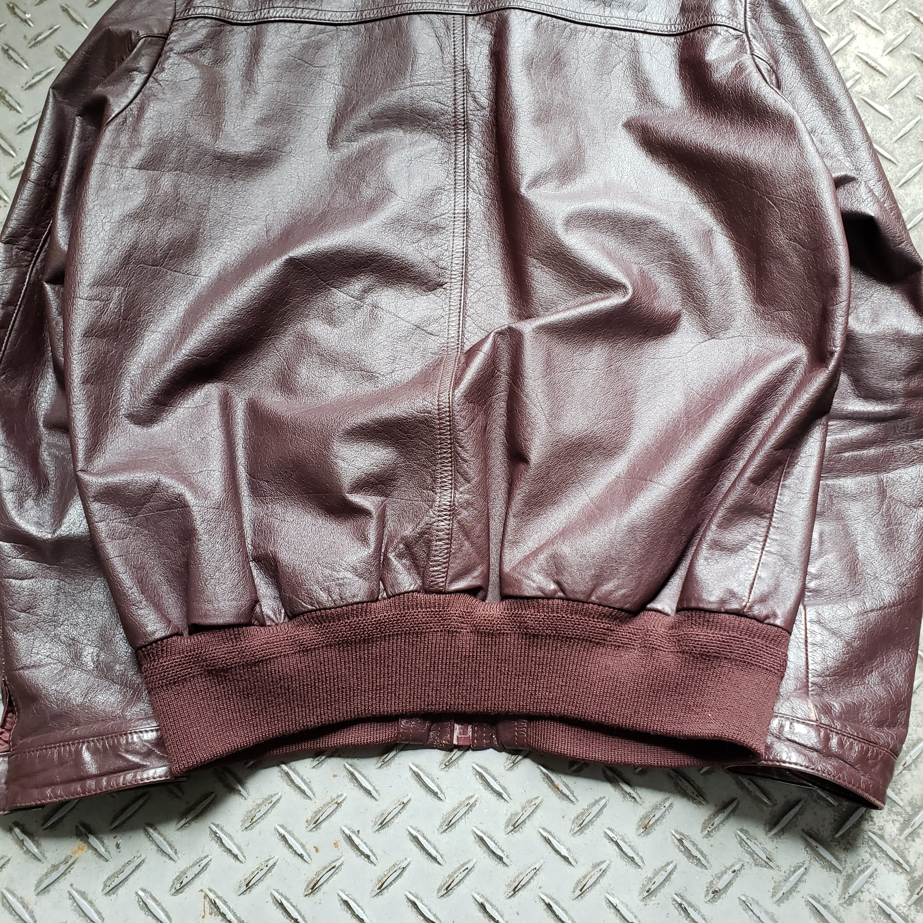Joe Strummer！ ～s UK Vintage Rib Leather Jacket リブジャン