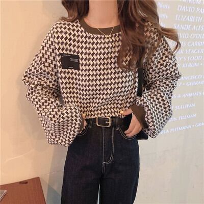 レディース 【極美品】Y's長袖 ニット トップス フリンジ ネイビー
