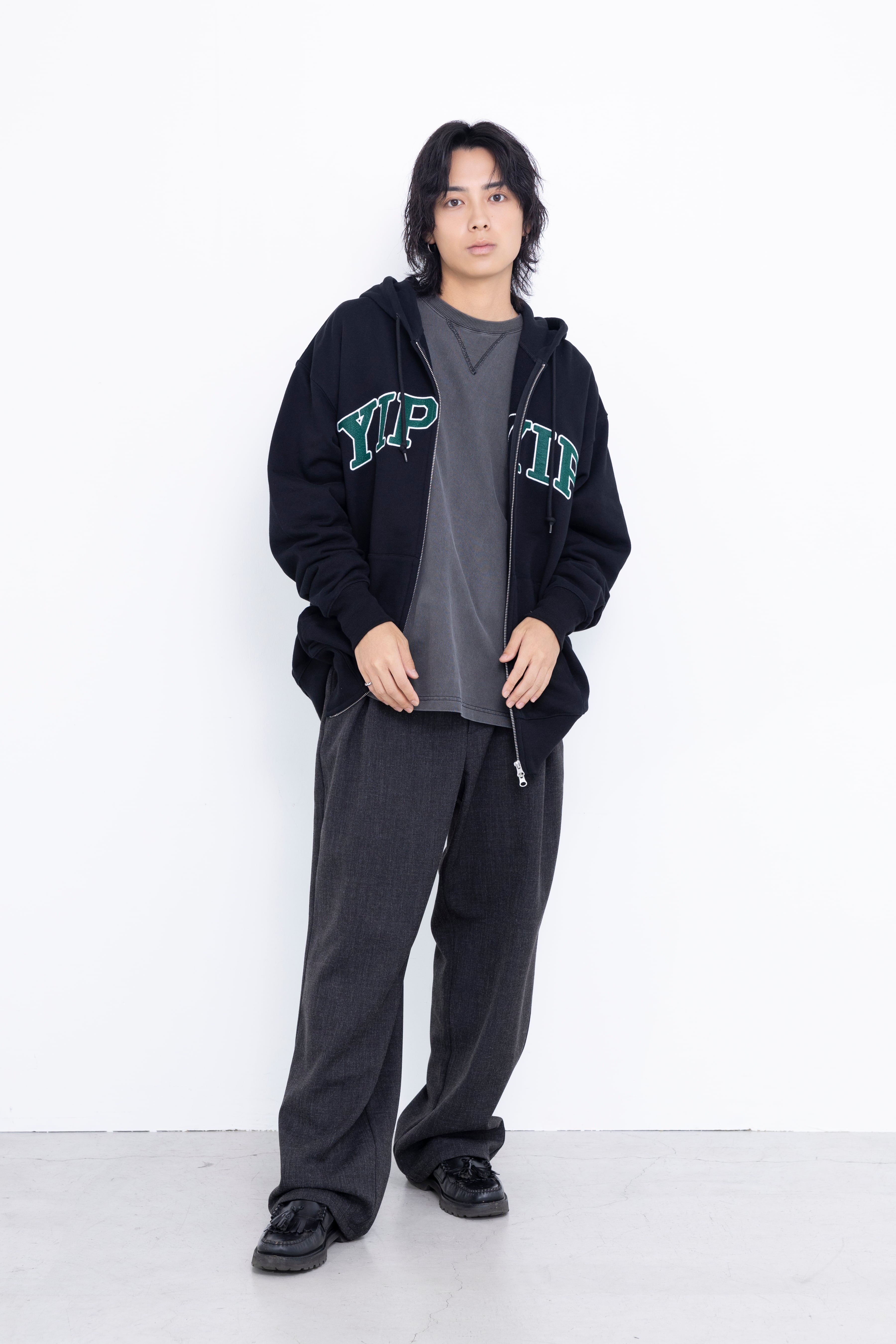 YIPYIP arch logo zip hoodie | yipyip