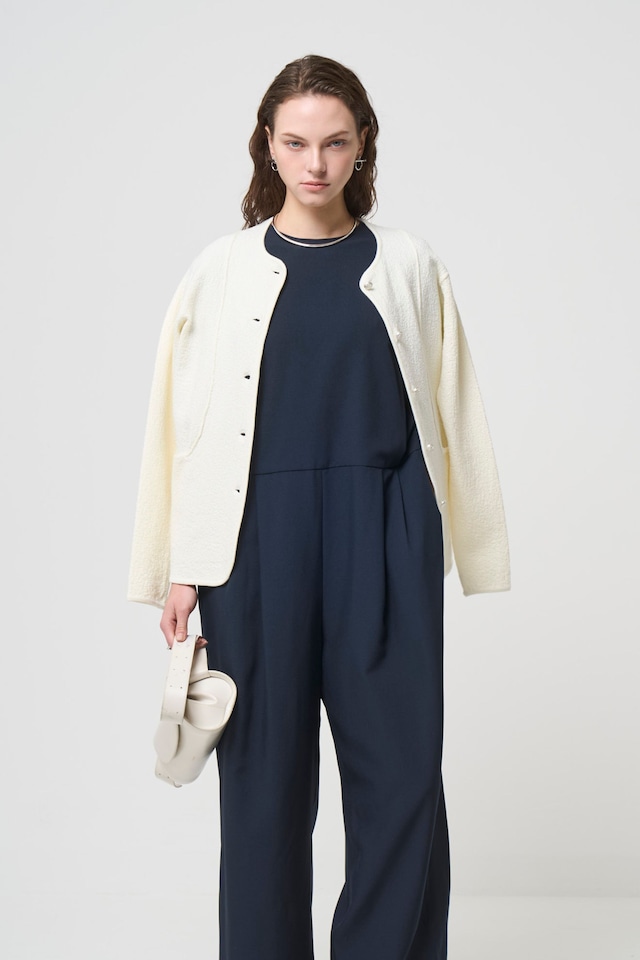 Relax Silk Jacket - WHITE