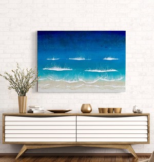 オーシャンレジンアート『ブルーオーシャン』420×594