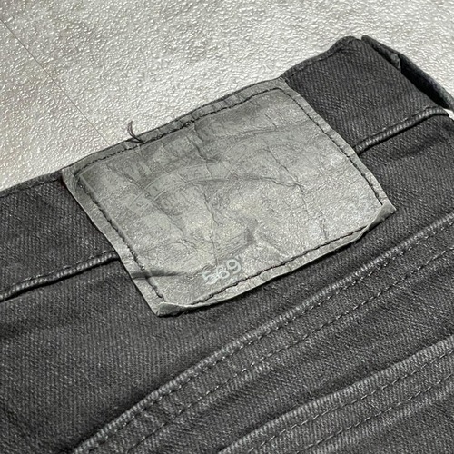【W33 L32】 japan levi's black リーバイス 569 詳細写真3