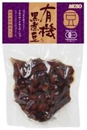 有機黒煮豆 １２５ｇ　ムソー