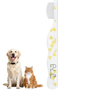 【新着特価】ペットコーム ペットブラシ 犬 猫 涙やけ くし のみとりコーム ノミ取り櫛 犬用涙やけ除去用くし 肌にやさしい 痒み止め 長毛短毛対応 痛くない（犬猫兼用）