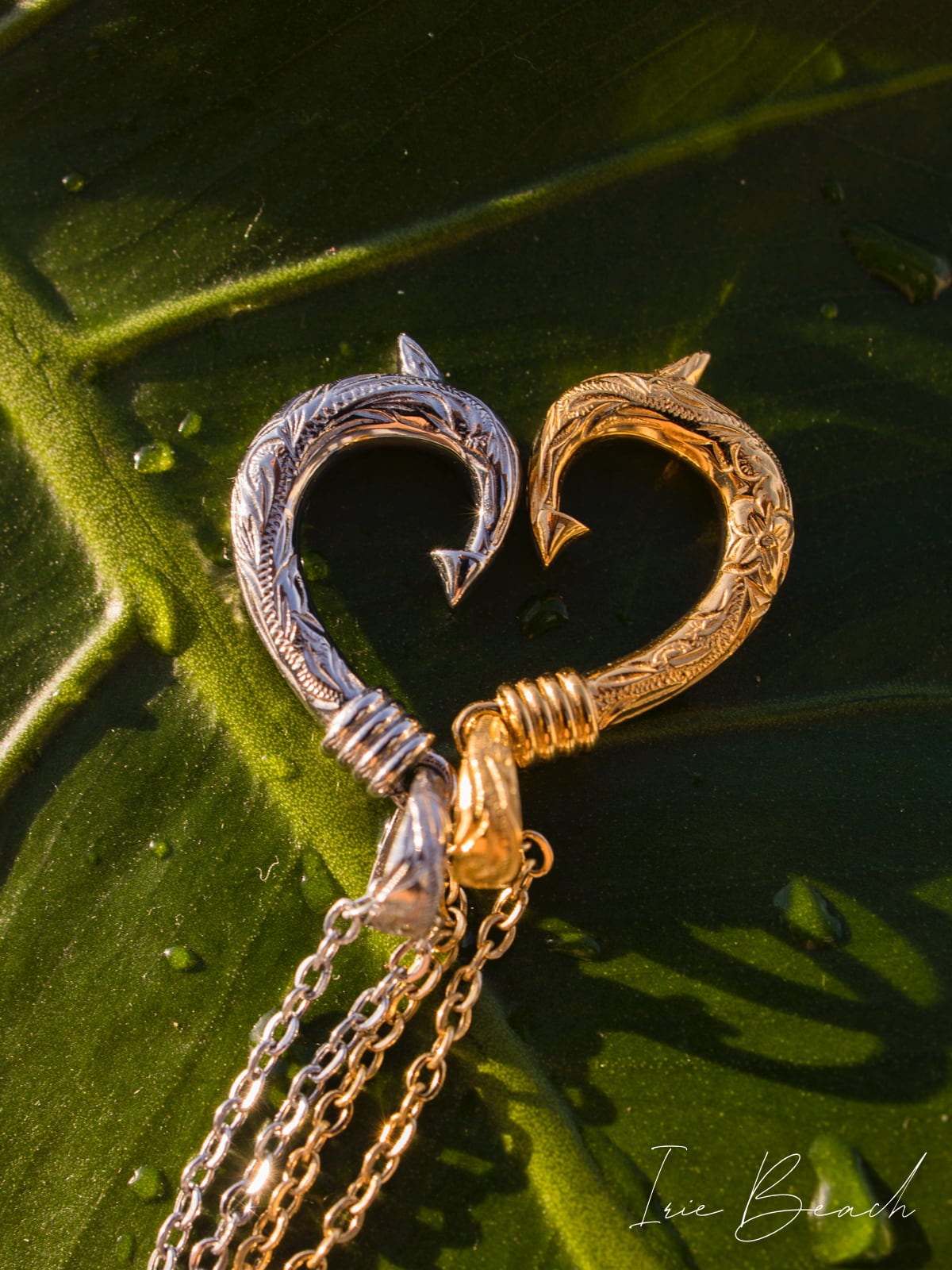 fish hook necklace #IB-016