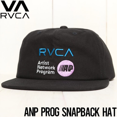 スナップバックキャップ 帽子 ハット RVCA ルーカ ANP PROG SNAPBACK HAT  AVYHA00297