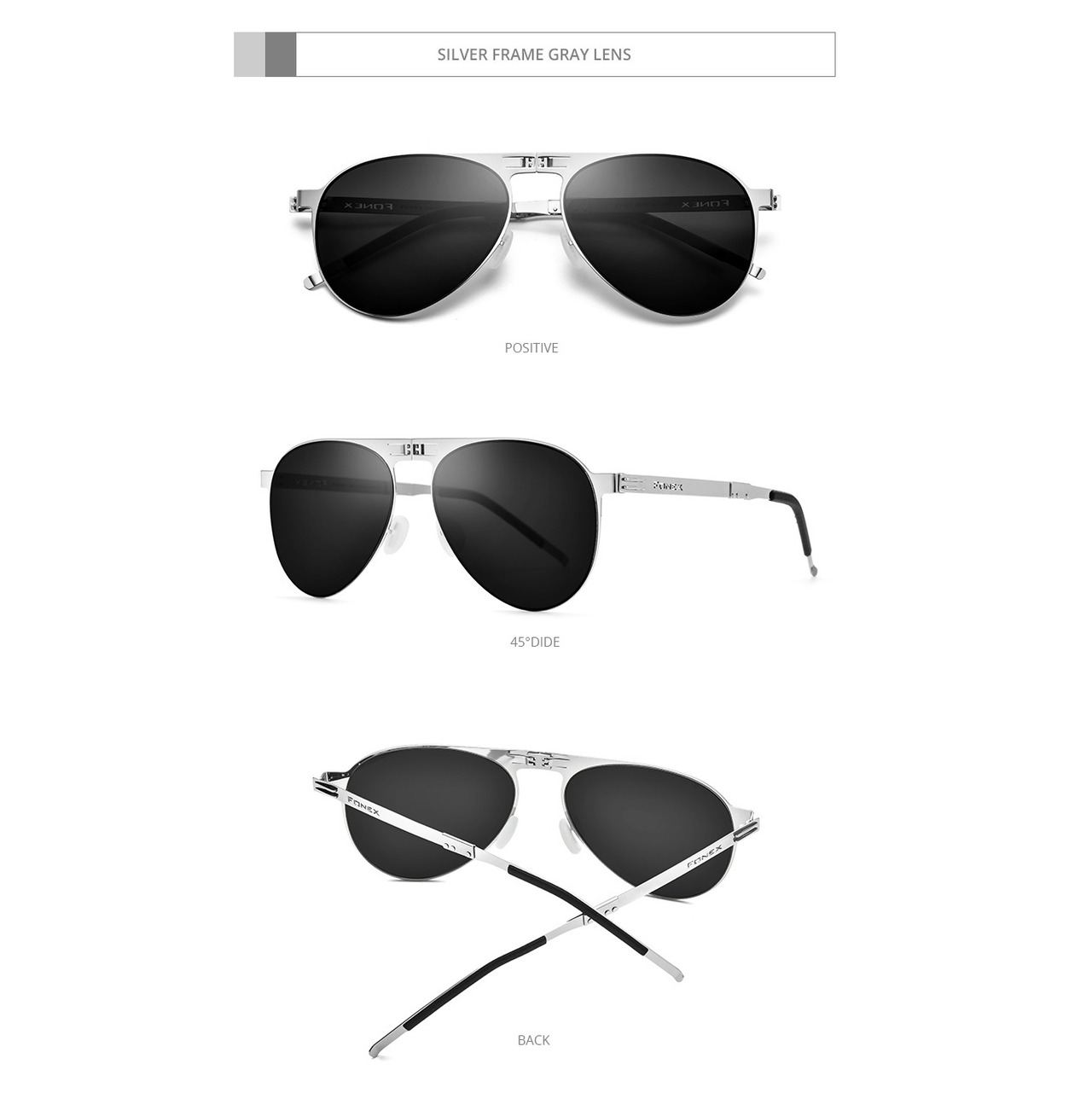 Metal Folding Sunglasses -tear drop- / メタル フォールディング サングラス -ティアドロップ-