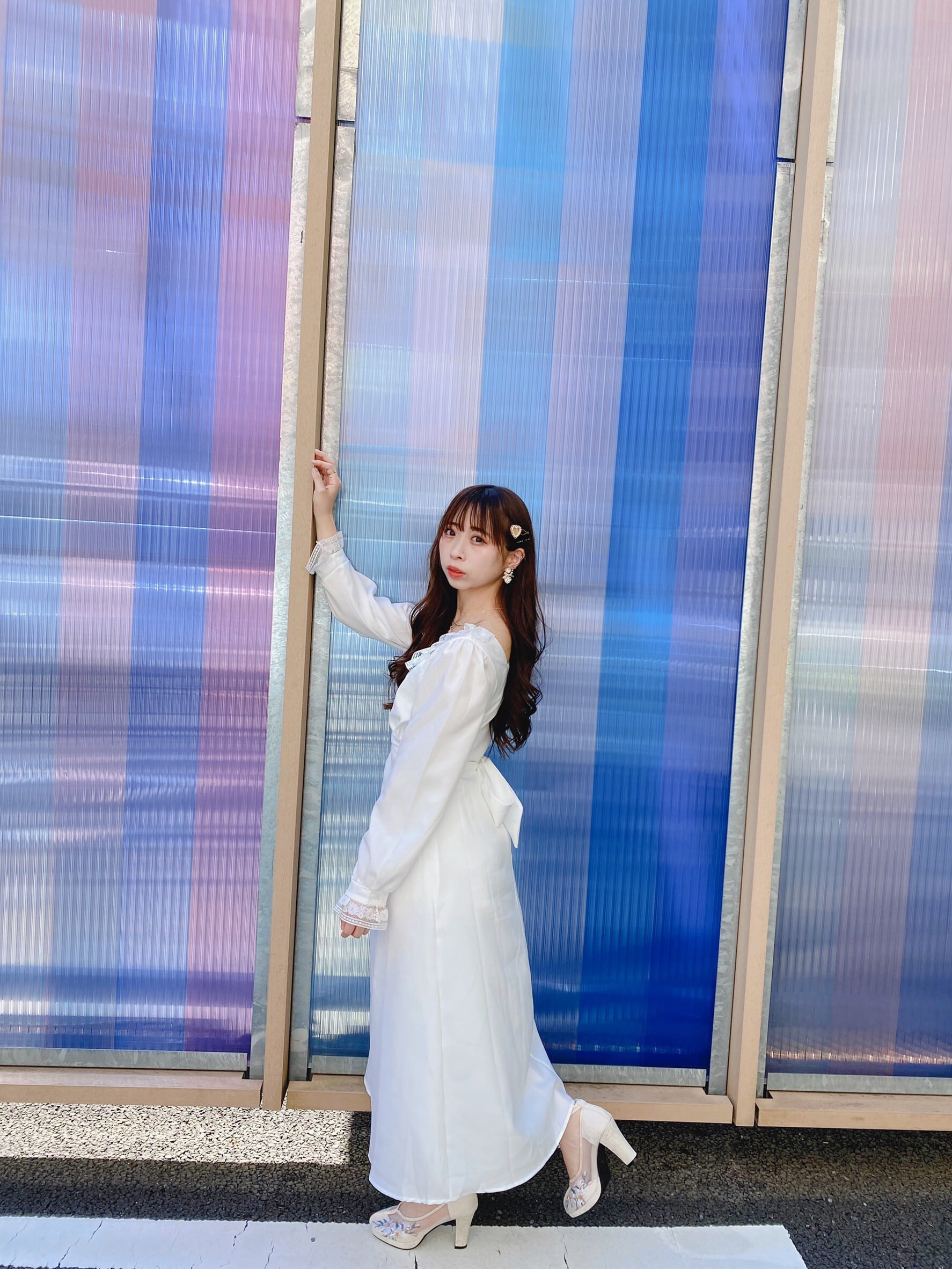 大人に近づくホワイトワンピース | cotton shellie