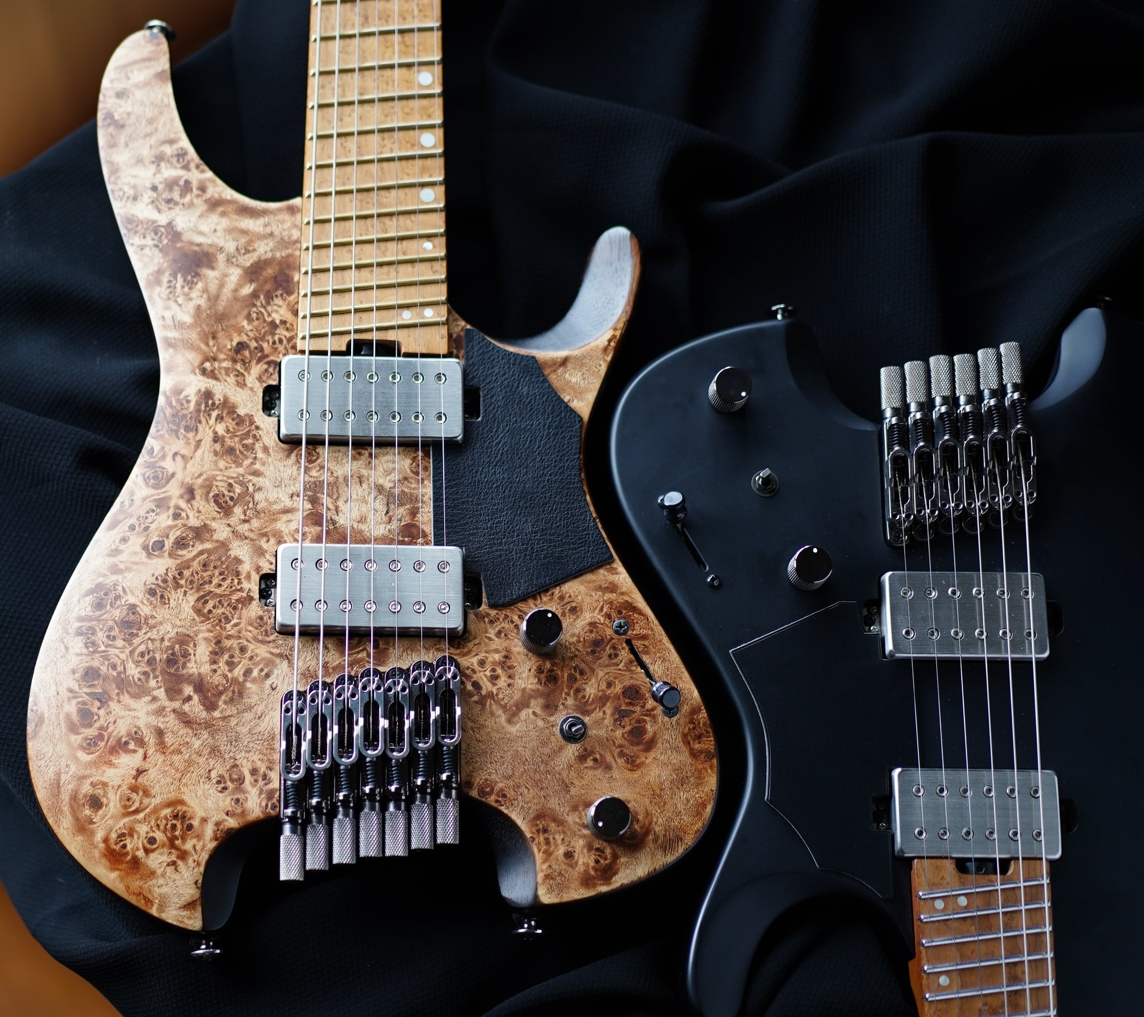 Ibanez Q レザー ピックガード Q52 QX52 QX527 ヘッドレスギター