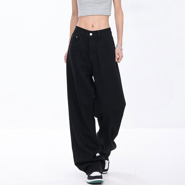 バックボタンデザインストリートデニムパンツ
 2col   R01615