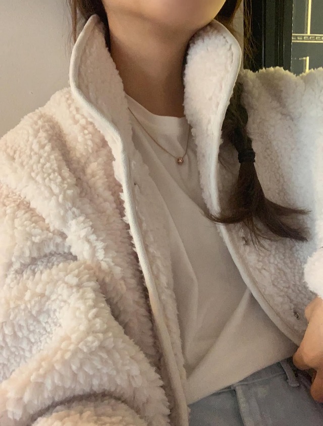 (LITER) Bol winter layered half t-shirts / 2color