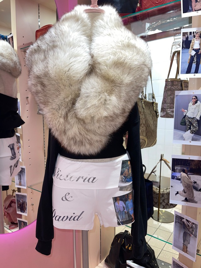 VINTAGE  FOX FUR STALL