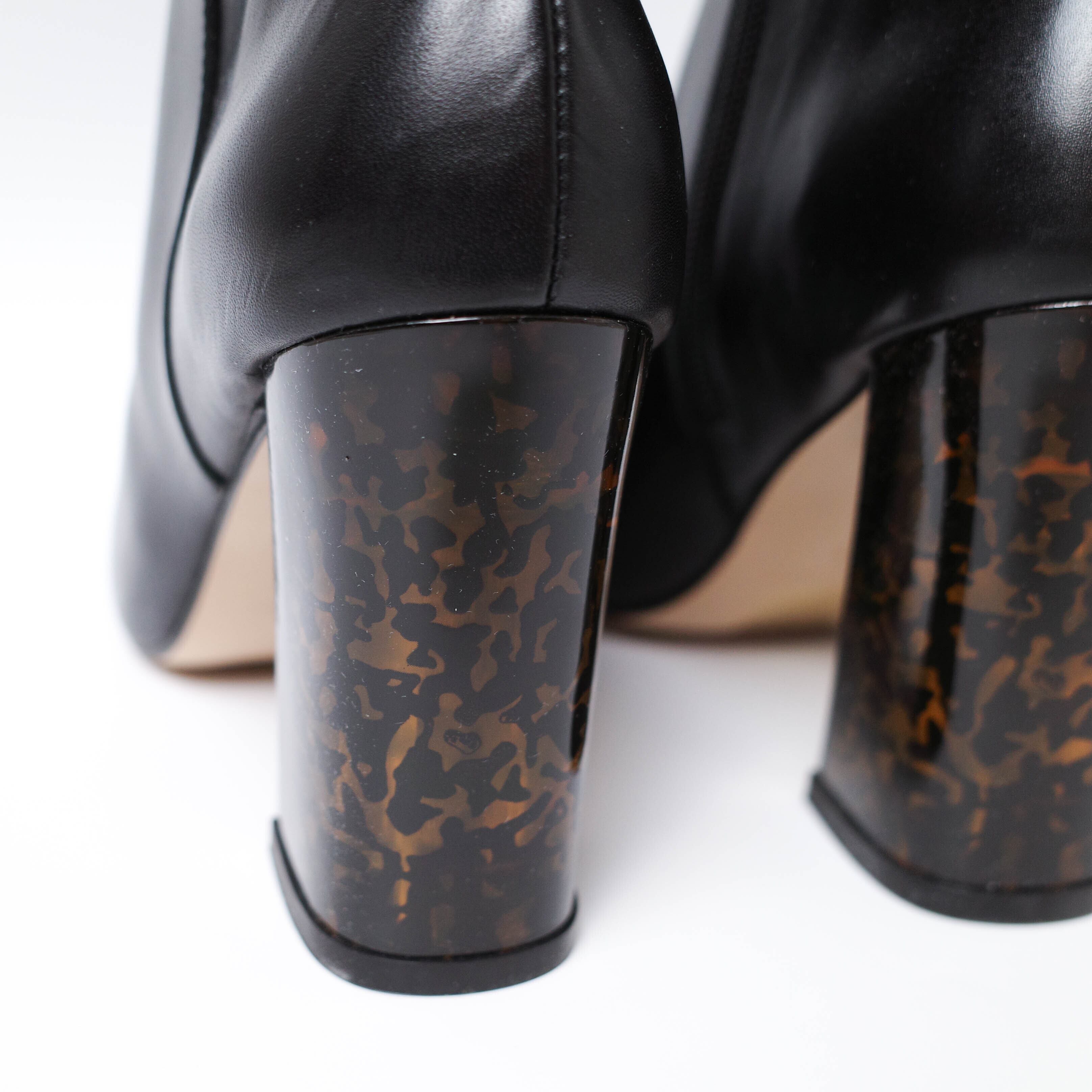 [NEW] STEFANNO BRUNNIS	COW LEATHER DESIGN BOOTS 53184-2-01017