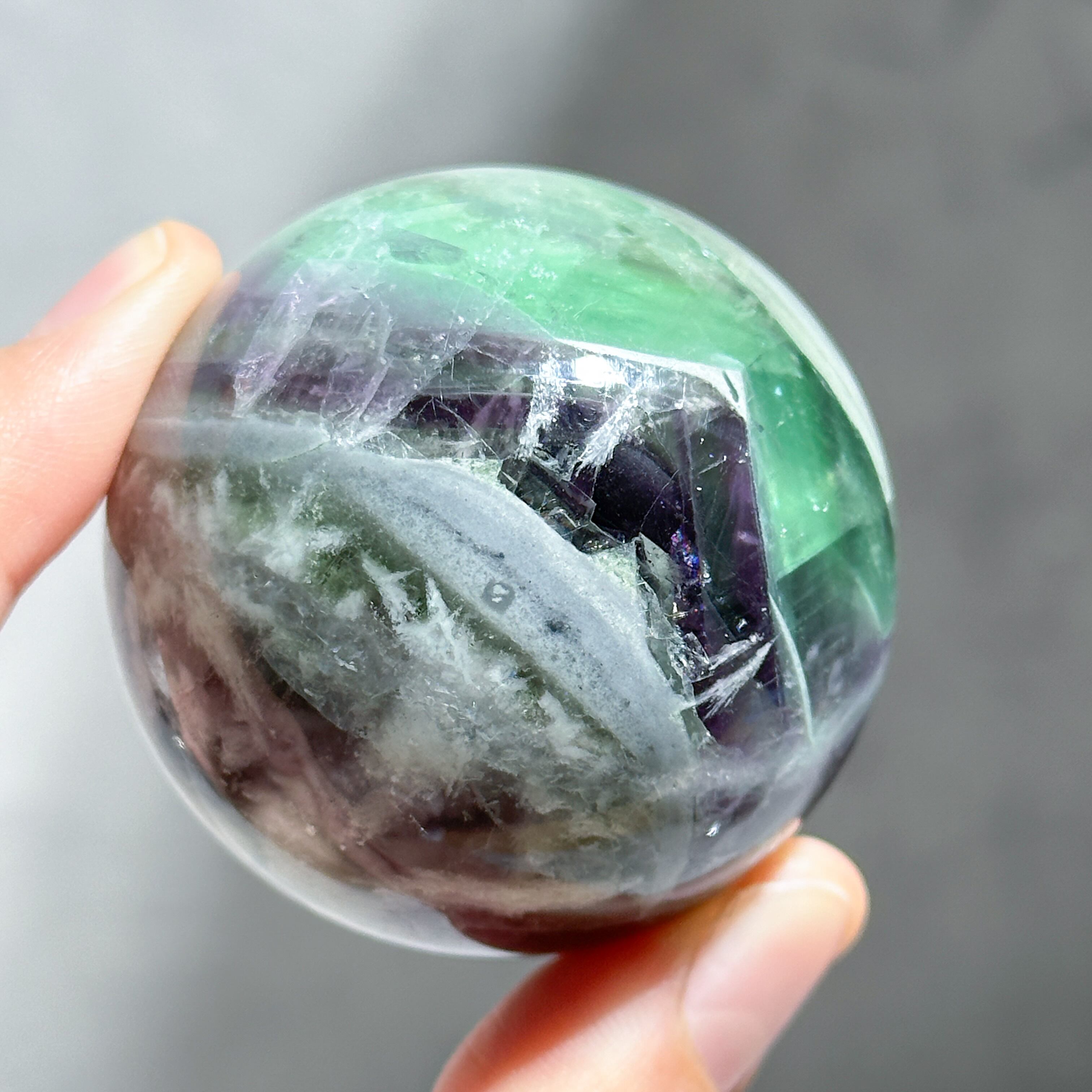 エンジェルフェザーフローライト スフィア01◇ Angel Feather Fluorite