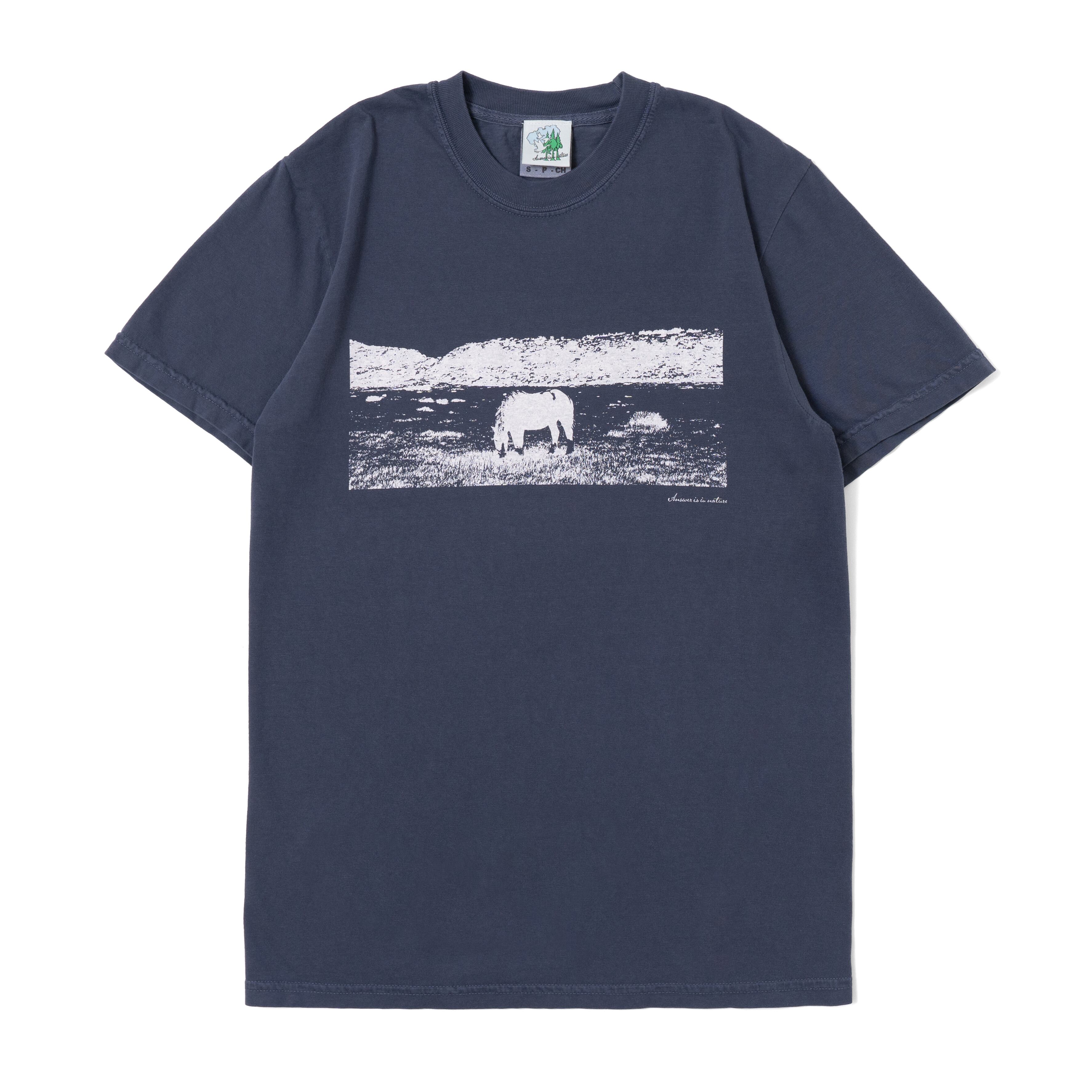HORSE TEE NAVY