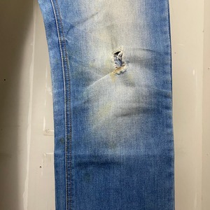 DOLCE&GABBANA crush denim pants