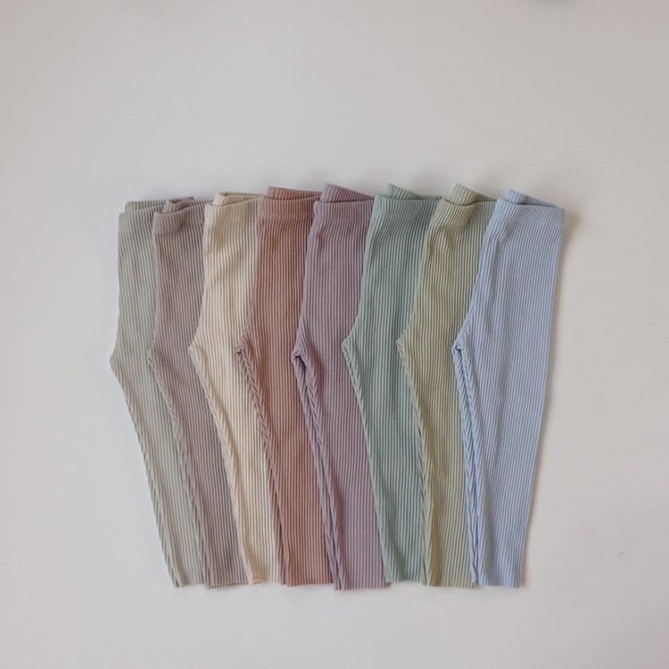 【BABY】秋新作 無地シンプル系レギンス