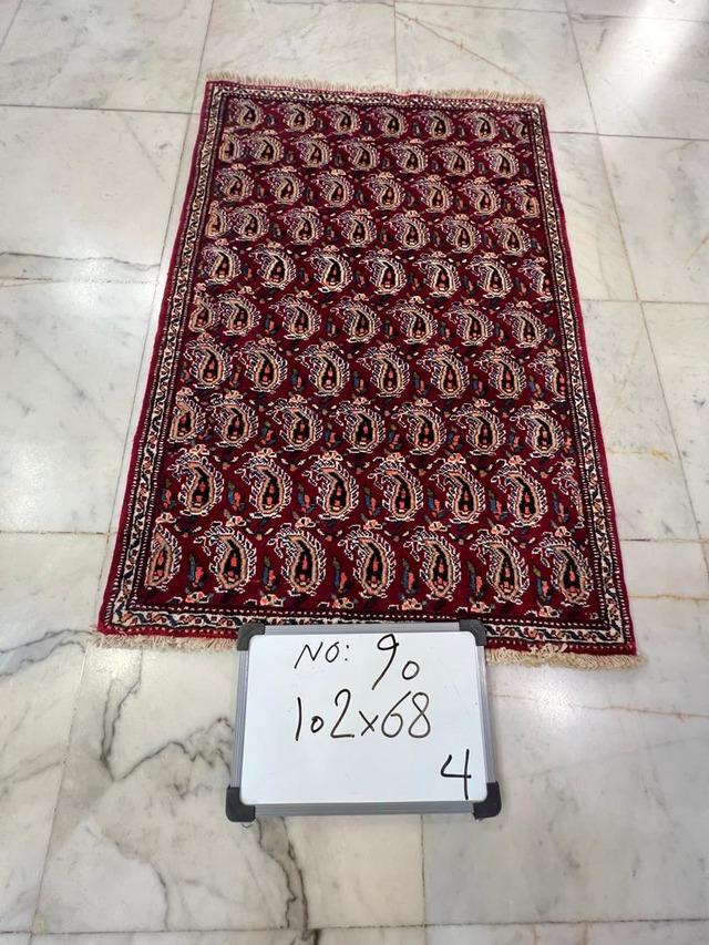 絨毯クエスト66【No.90】Tribal Rug　トライバルラグ  ※現在、こちらの商品はイランに置いてあります。ご希望の方は先ずは在庫のご確認をお願いします。