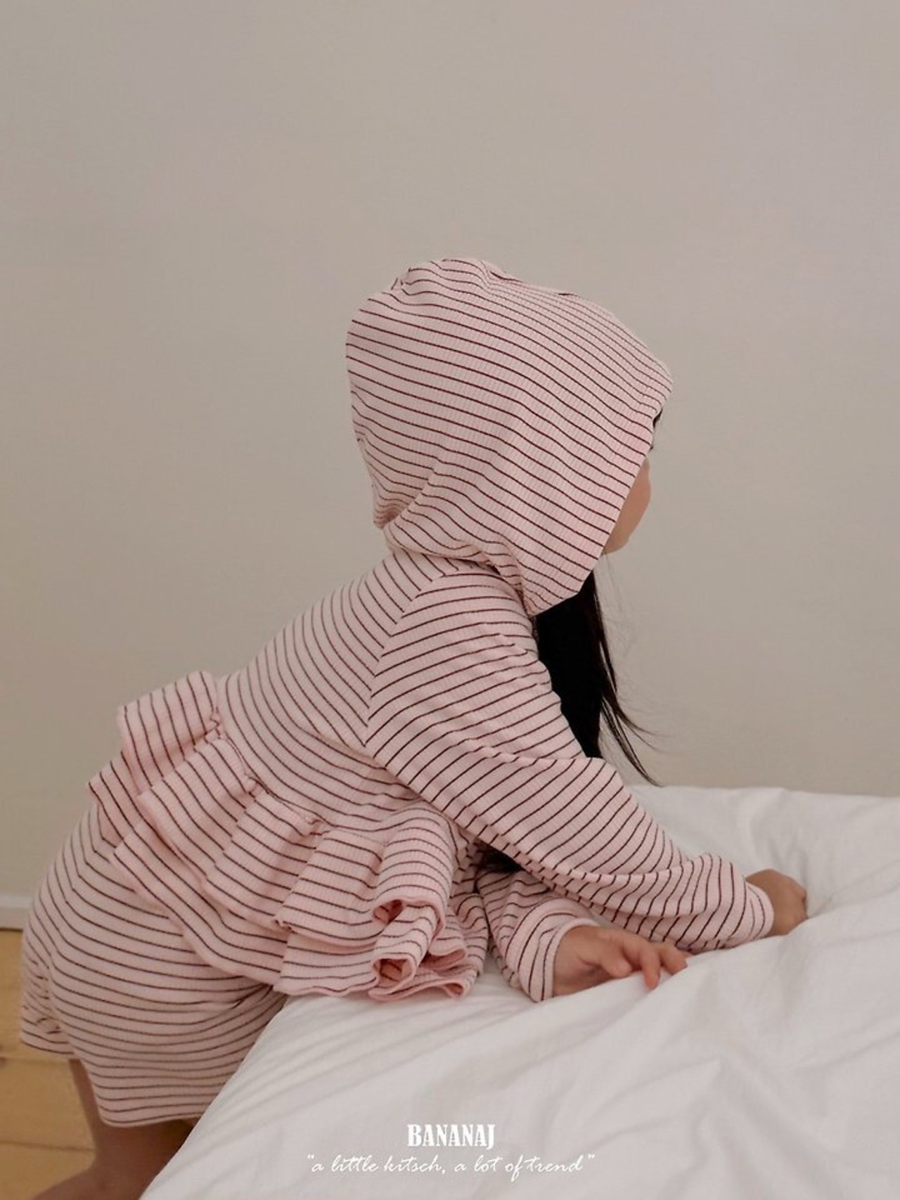 韓国子供服 / BANANA J / 26Autumn / アイノ フードパーカー / 秋服 / キッズ *XS~JS*
