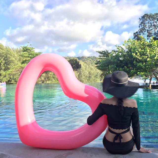 ハート　浮き輪　インスタ映え instagram ビック　フロート 女の子 子供 プール