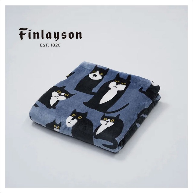 『Finlayson』リバーシブルハーフ毛布　西川株式会社　※特典付き