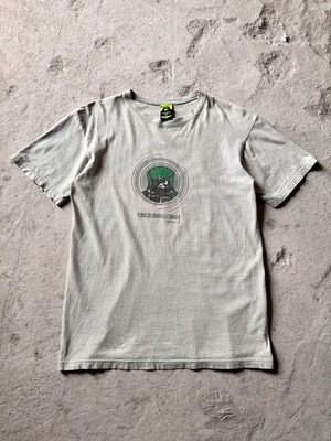 00s X-LARGE/Y3K print Tee/USA製/M/グラフィックプリントTシャツ/グレ－/エクストララージ