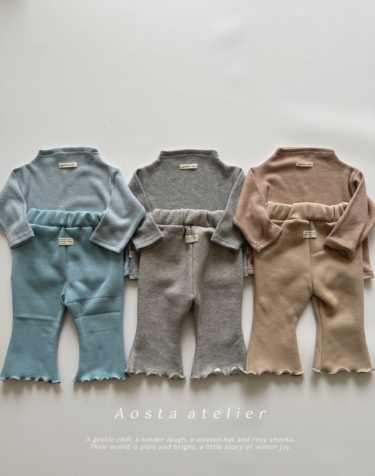 【Aosta】 プラウドT／モカ（70–110cm）2025冬 - 7