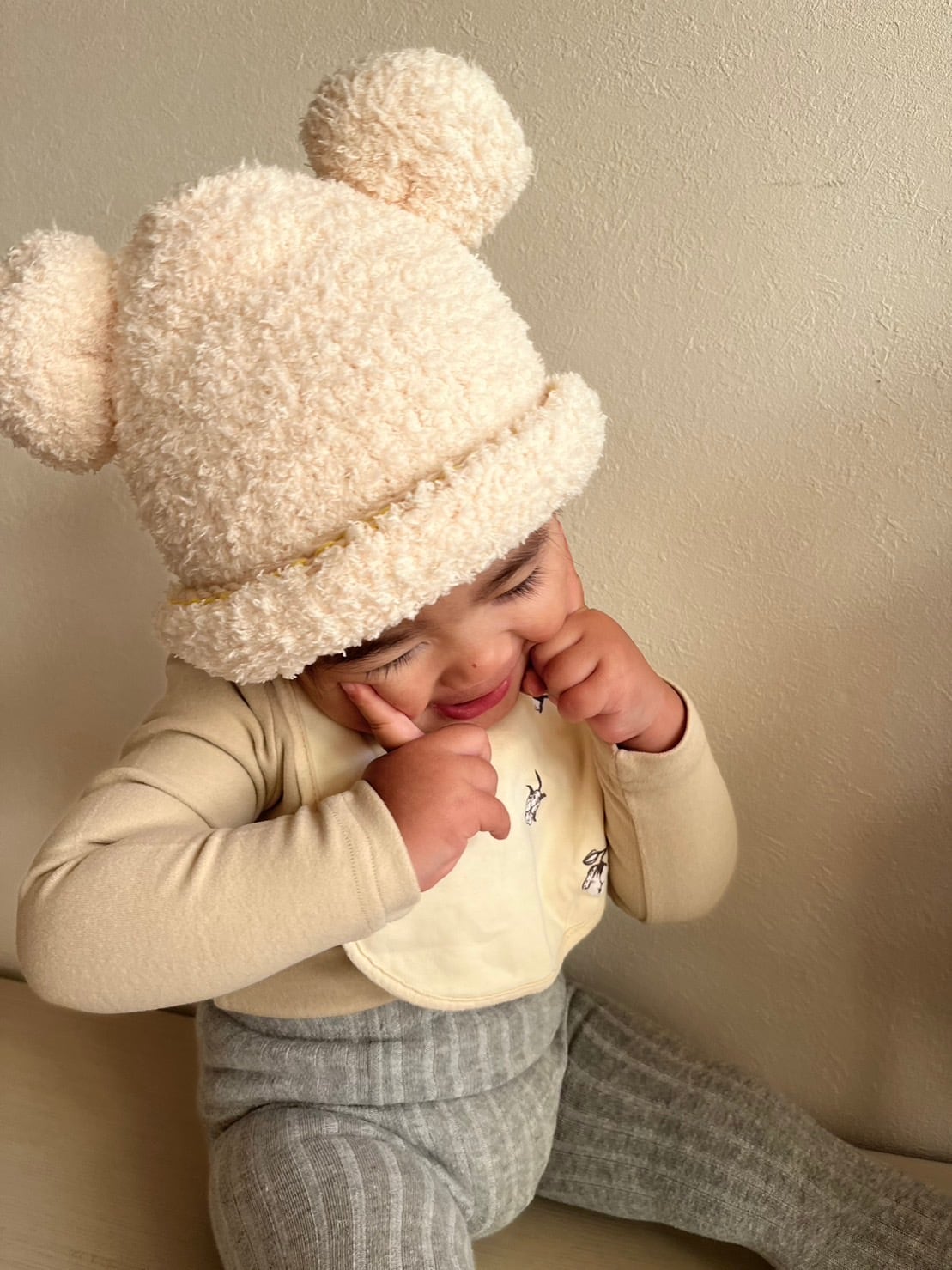 くま耳ニット帽