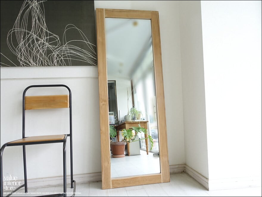 姿見　鏡　特大　パイン材　無垢　オーダーメイド 姿見 鏡 特大 パイン材 無垢 オーダーメイド