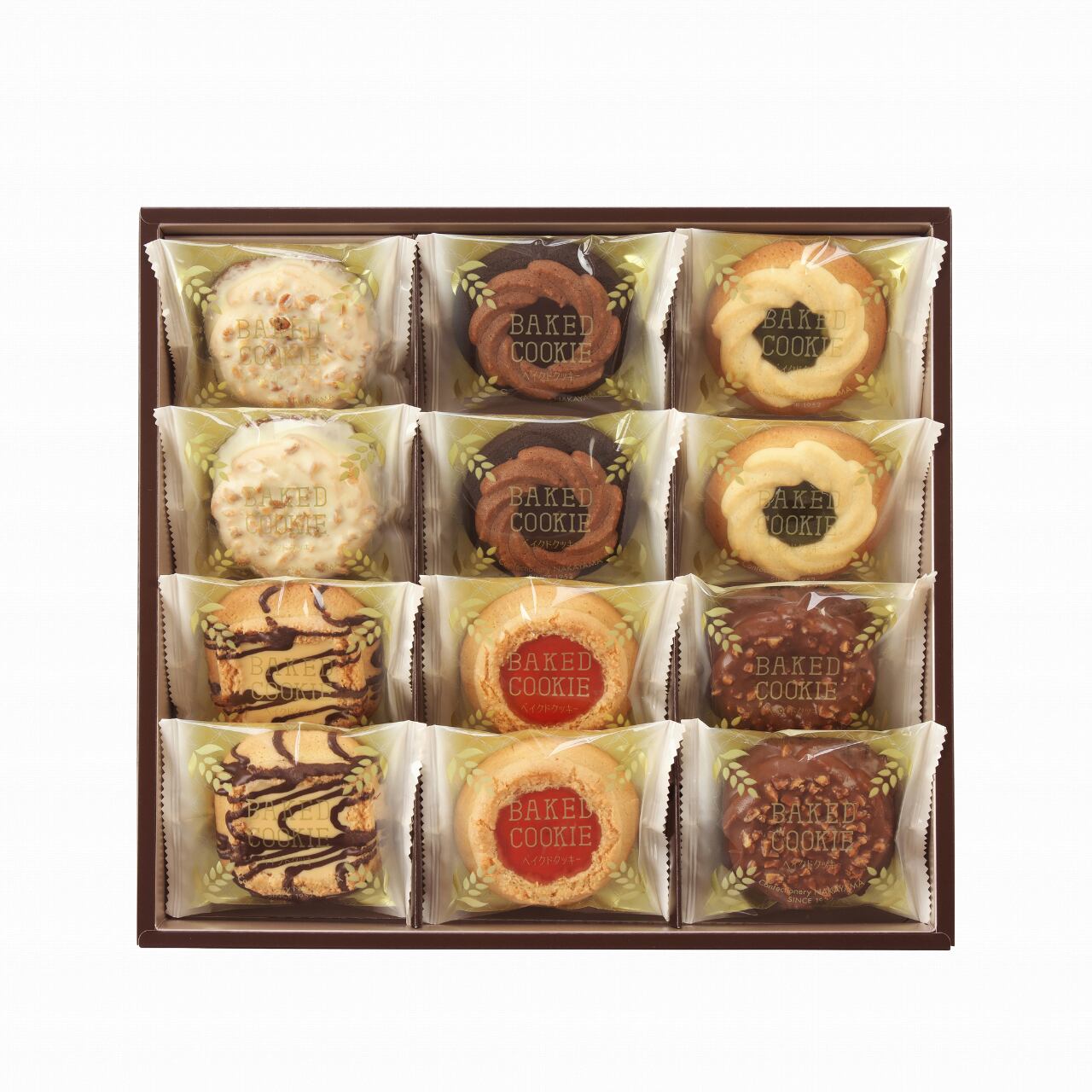 12個ベイクドクッキー