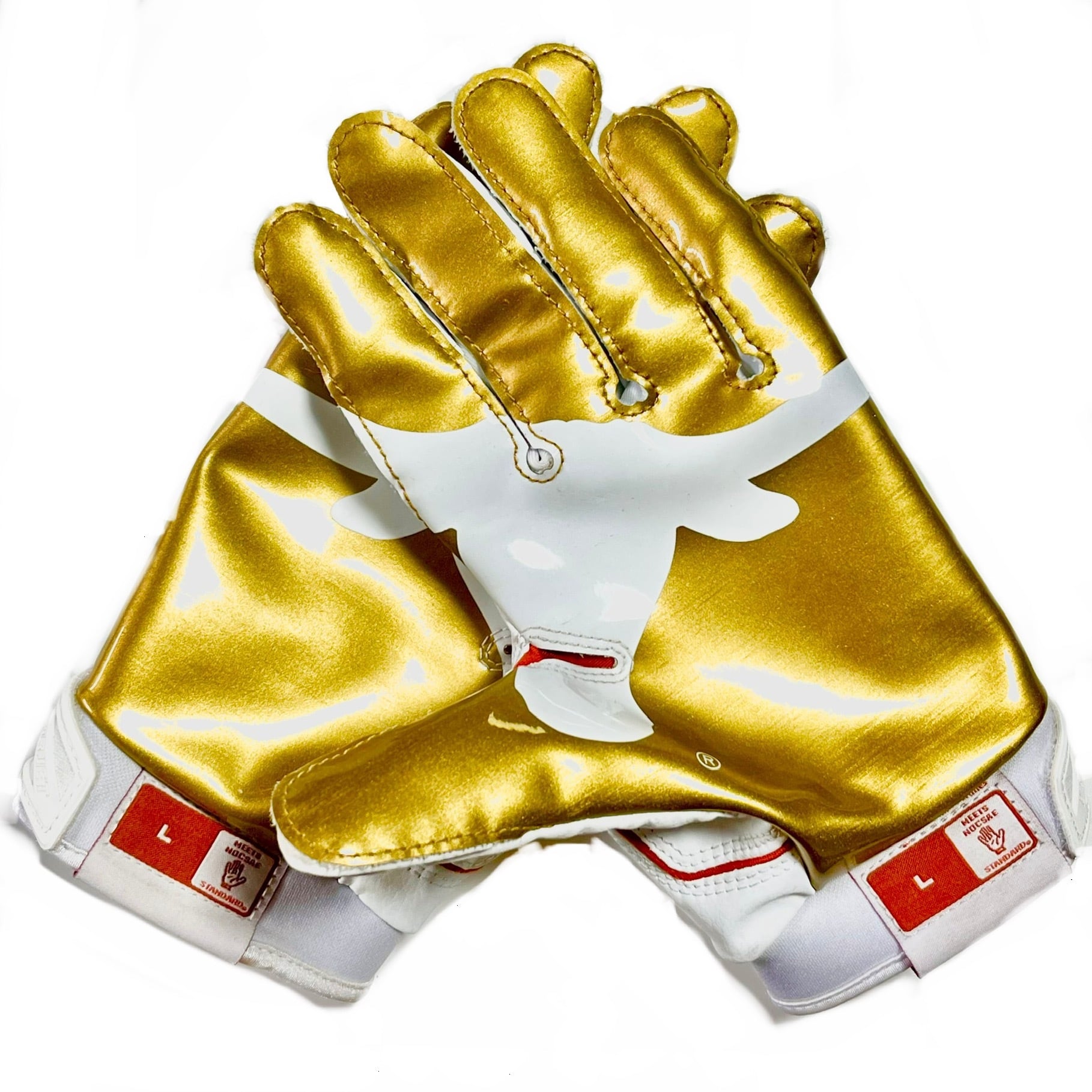 【L】NIKE VAPOR JET 2.0 GLOVE テキサス ロングホーン TEXAS アメフト グローブ
