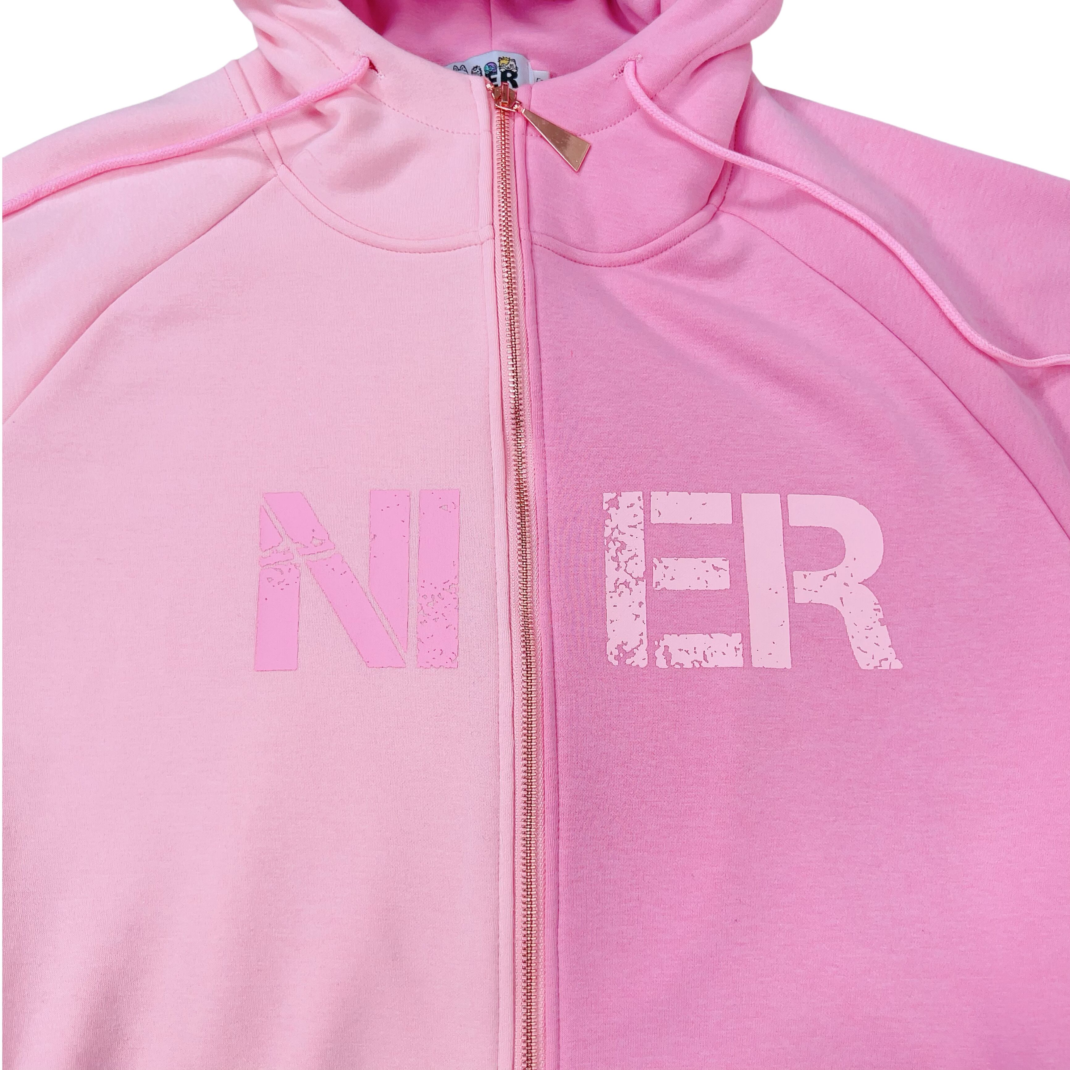 防寒裏起毛TWO-TONE DOUBLE ZIP PARKA【ROSE】 | NIER CLOTHING powered by BASE