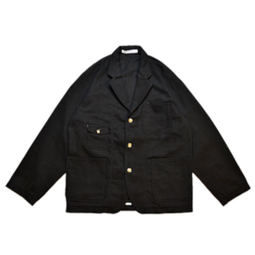 CC COTTON TWILL 3B GAME JACKET　-BLACK-