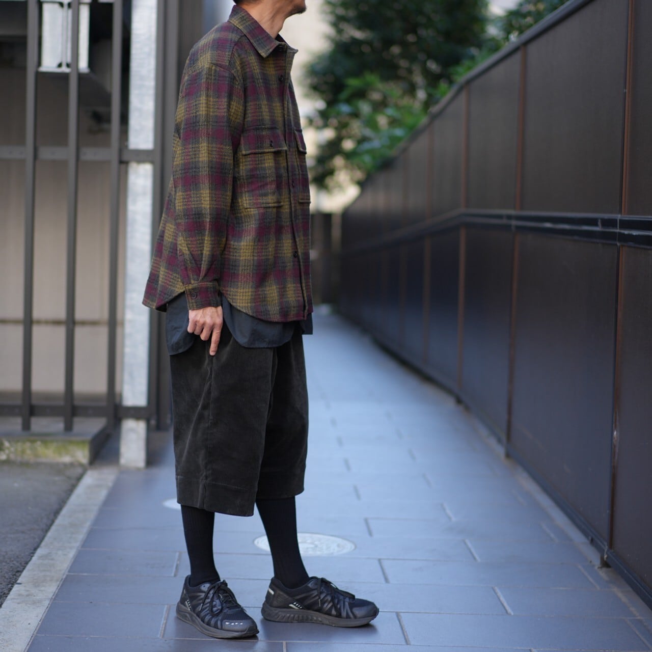 EVAN KINORI(エヴァン キノリ) / Big Shirt Wool Gauze Check EVAN KINORI(エヴァン キノリ) / Big Shirt Wool Gauze Check