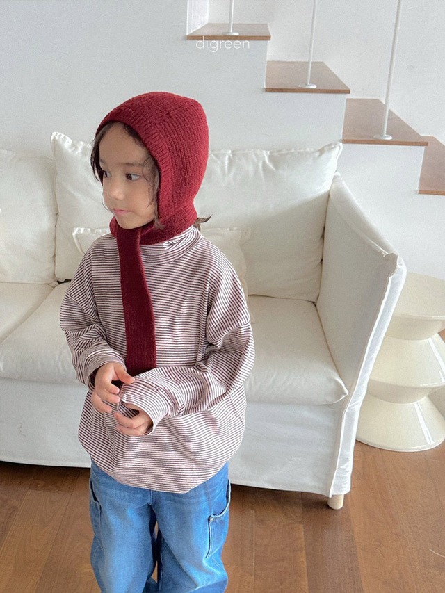 «即納» border turtle neck