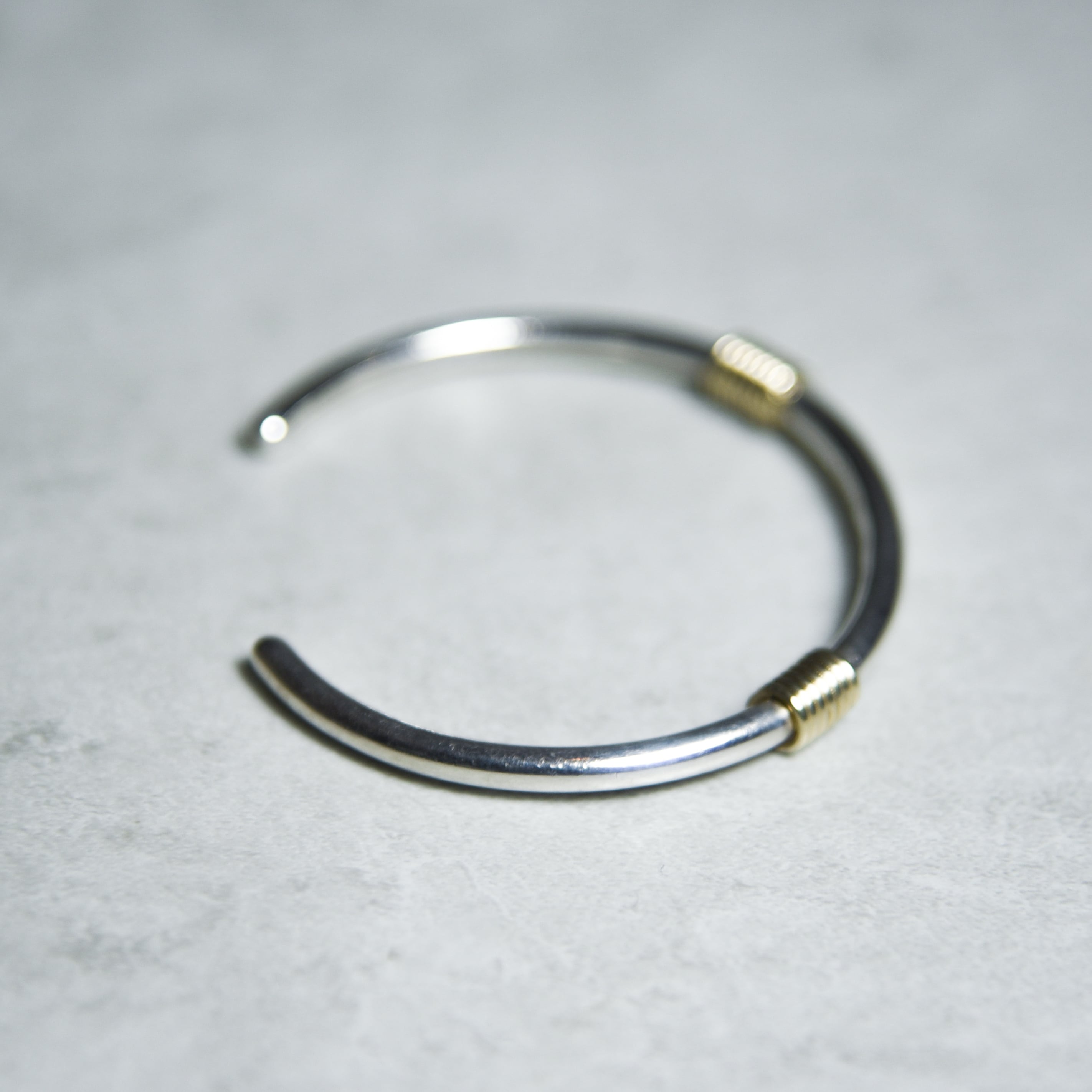 70s Denmark Vintage Silver Bangle A.MIK Andreas Mikkelsen