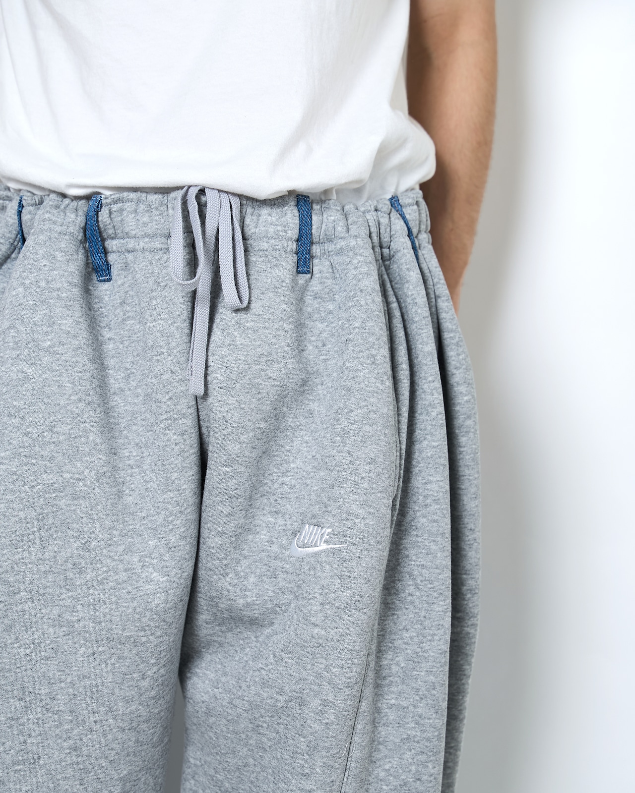 BLESS "Overjoggingjeans "S"〔LIGHTGREY/DENIMBLUE〕"