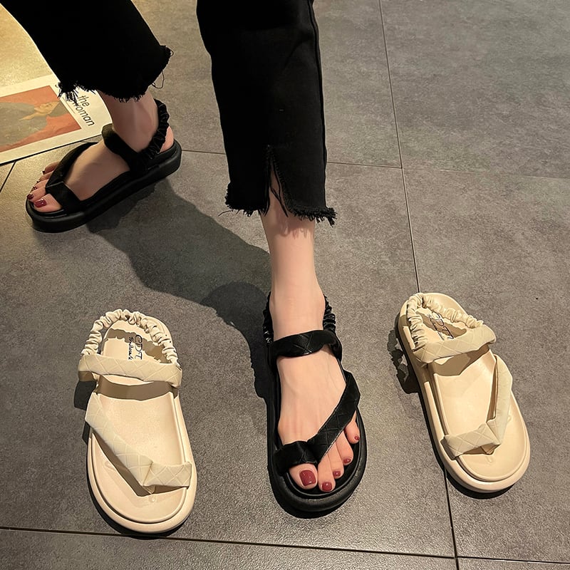 サンダルサマーレッド 靴 シューズ 夏物 部族の婦人靴25057213915