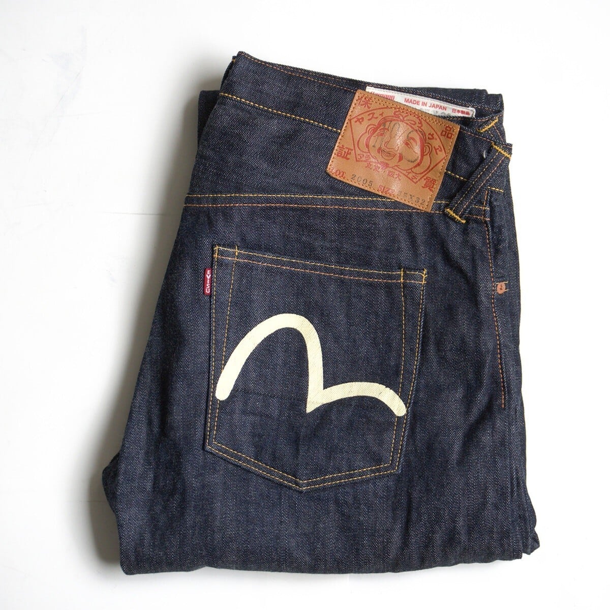 雰囲気抜群/濃紺】EVISU 【LOT.2000 デニムパンツ】32×35 エビス