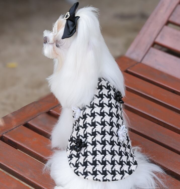 《予約》№1103129 ミドル千鳥柄ベスト