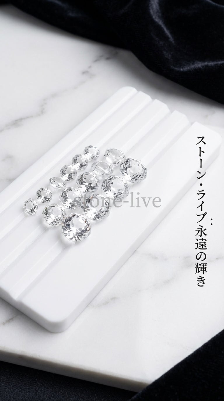 水晶　オクタゴンカット　上穴あり 8㎜　 550円／粒　4粒から　｜K0094