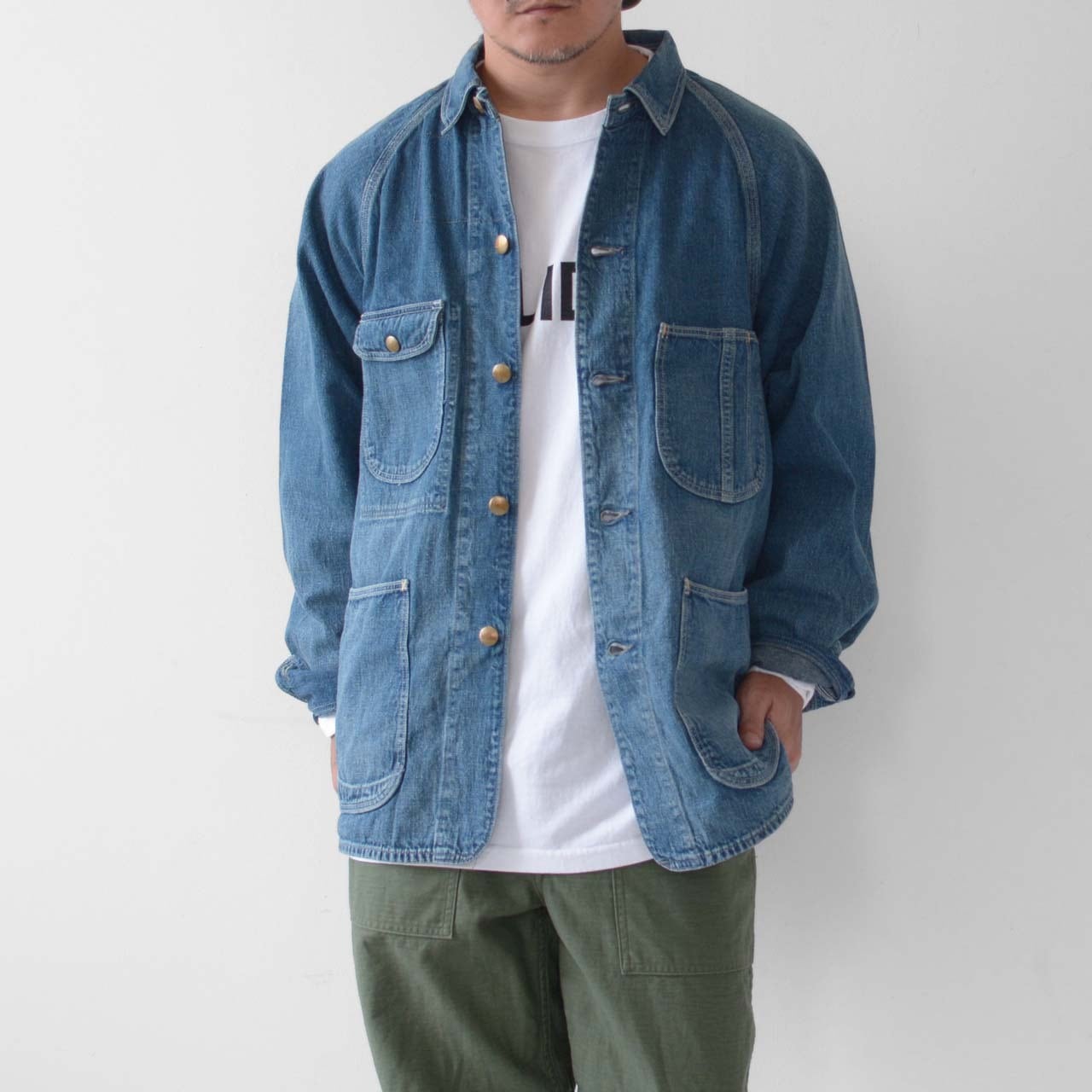 orslow [オアスロウ] 1950'S COVERALL DENIM USED WASH [03-6140-95 ...