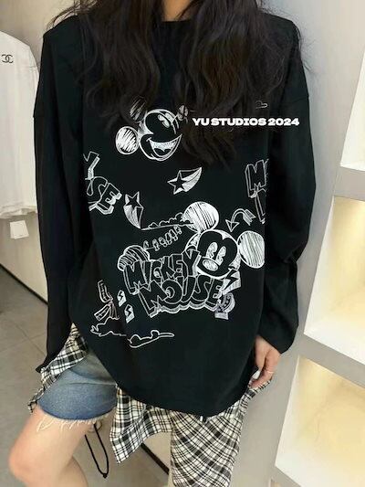 オフショルダー Tシャツ クロスネックレス付き オープン