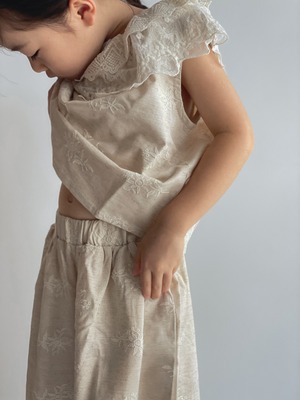 【Last 120cm】tiered lace collar setup