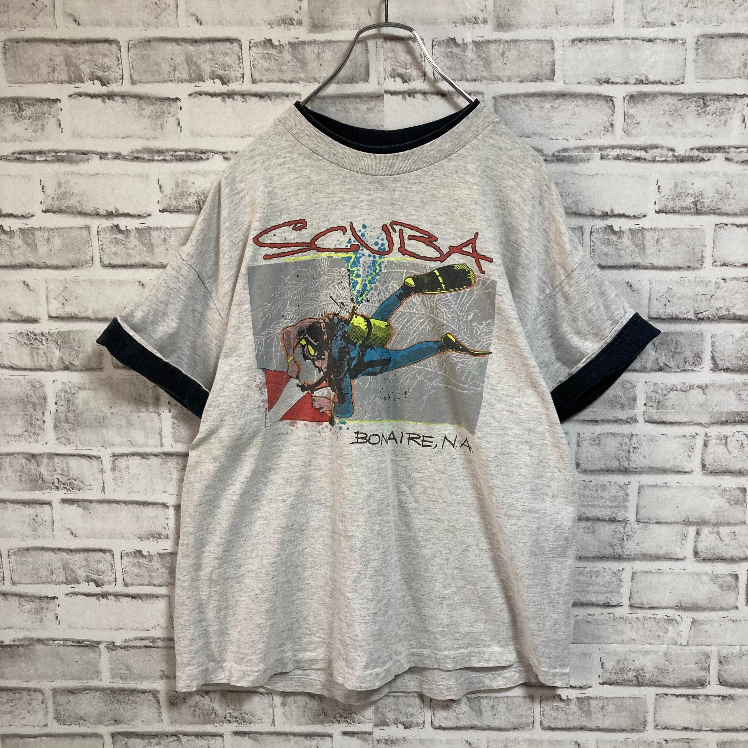 STANLEY MICHAELS INC】S/S Ringer like Tee L 90s vintage リンガー