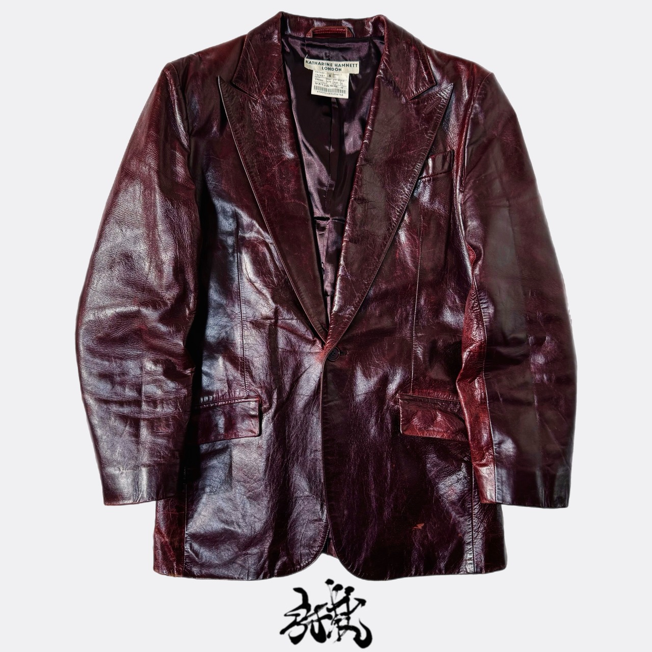KATHARINE HAMNETT LONDON レザーテーラードジャケット | 弥勒 -MIROKU-