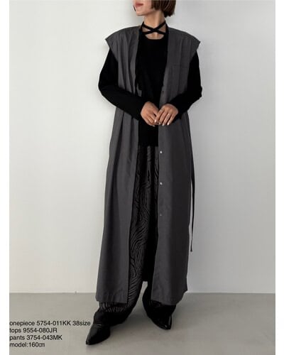 【CHIGNON】ツイルジレワンピース 5754-011KK