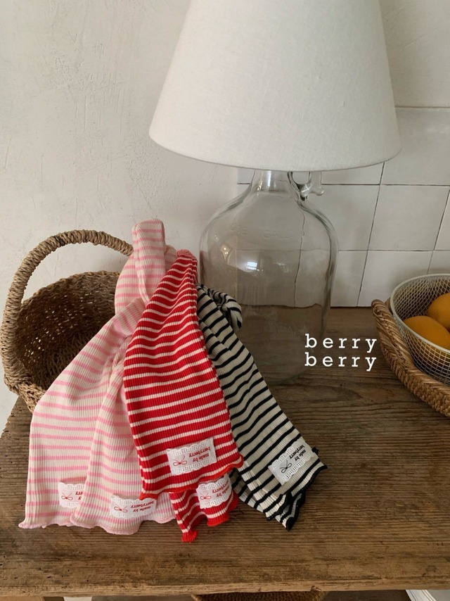 ※お洋服と同梱限定※【1/26〆予約】<berryberry> Pippi knee socks